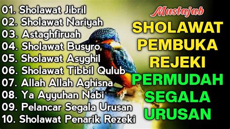 Kumpulan Sholawat Viral Terbaru Sholawat Jibril Pembuka Rejeki