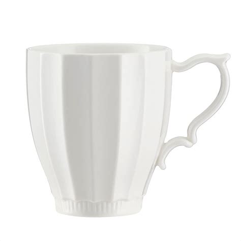 Kubek porcelanowy 300 ml Teo Biały VILLA ITALIA VILLA ITALIA Sklep