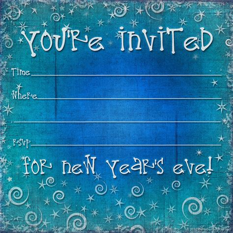 New Years Eve Party Invitation Template