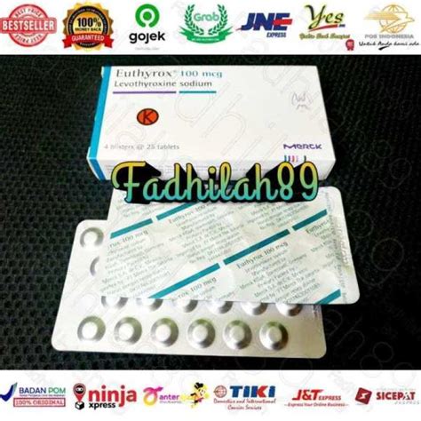 Jual Euthyrox Mcg Levothyroxine Sodium Strip Tablets Original