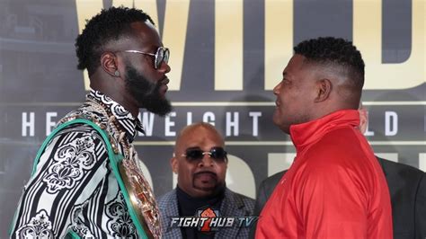 Deontay Wilder And Luis Ortiz Face Off In La For Their Championship