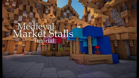 Marketplace Minecraft Medieval Market Stall Today I Will Show You How To Build A Medieval Market