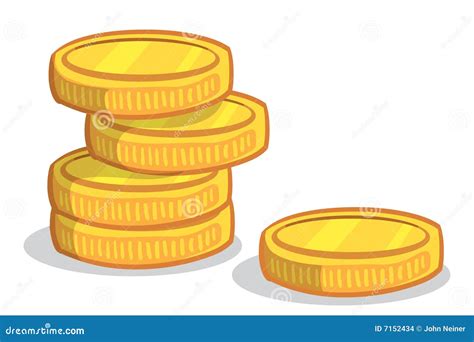 Pile De Pi Ce De Monnaie Illustration Stock Illustration Du Coins