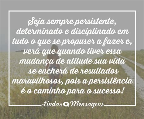 A Persist Ncia O Caminho Para O Sucesso Lindas Mensagens