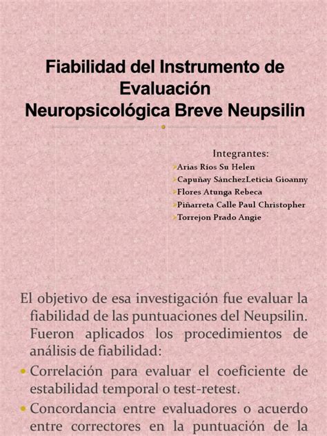 PDF Fiabilidad Del Instrumento de Evaluación 2 DOKUMEN TIPS