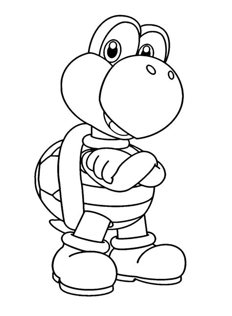 Coloriage Mario Kart Koopa Troopa - télécharger et imprimer gratuit sur ...