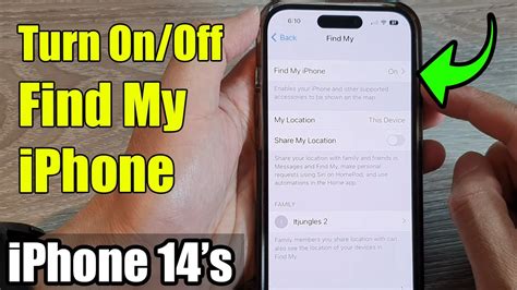 Iphone S Pro Max How To Turn On Off Find My Iphone Youtube