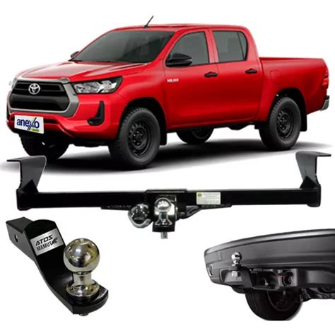 Engate Reboque Hilux 2005 A 2023 Rabicho Tração 2000kg Kit Frete grátis