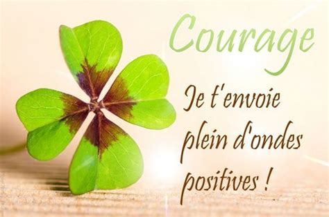 courage je t envoie plein d ondes positives Image animé