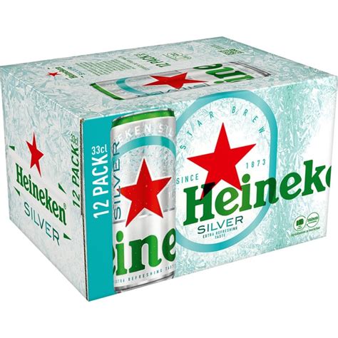 Heineken Silver Cerveza Rubia Lager Holandesa Pack Latas Cl