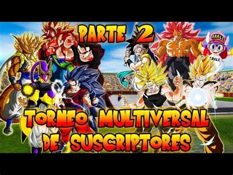 Torneo Multiversal De Suscriptores Dragon Ball Z Budokai Tenkaichi