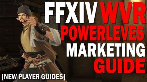 Ffxiv Weaver Power Leveling And Marketing Guide Getting Started