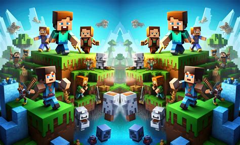 Minecrafter AI Pixel Art Birthday Gift Background 4K Digital Download ...