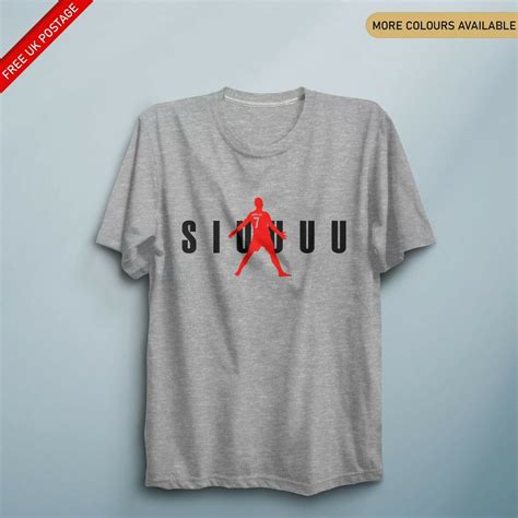 SIUUU T Shirt Boys Ronaldo Kids Shirt Football Gifts Top Adult - Etsy