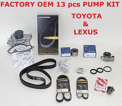 New Lexus Es Es Rx Toyota Camry Sienna Water Pump Belt Kit