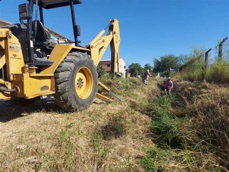 La Municipalidad realizó el mantenimiento y la limpieza de 1 100 metros