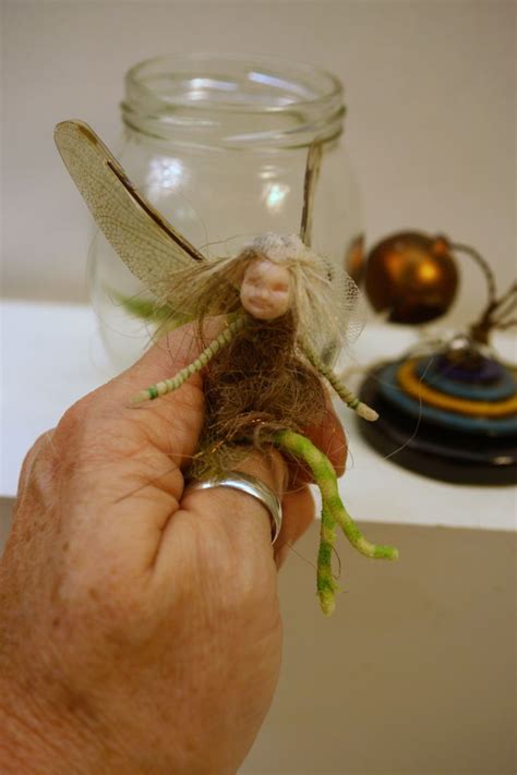 Super Tiny Woodland Pixie FAIRY In Jar 75 Ooak Poseable Art Etsy