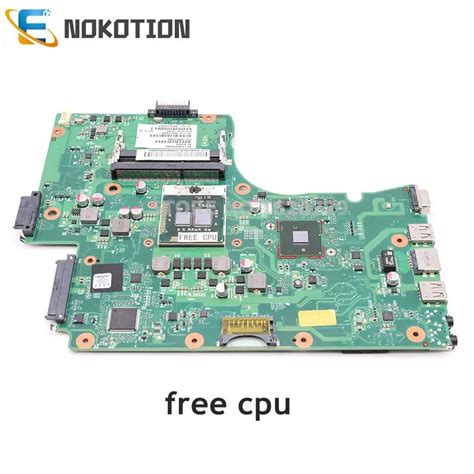 Nokotion placa mãe para laptop toshiba satellite c655 c655d v000 cpu