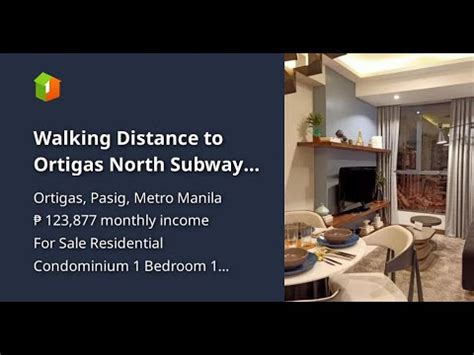 Walking Distance To Ortigas North Subway Station Affordable Condo For