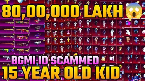 World Most Expensive Bgmi Id Scammed 😱 Rs8000000 Lakh Wali Id