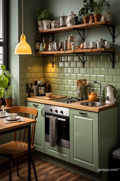 Green Kitchen Paint Ideas - Puqqu