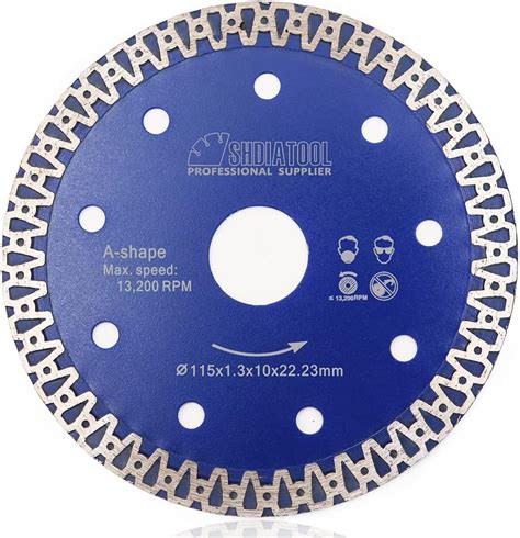 SHDIATOOL Diamond Cutting Porcelain Ceramic Diamond Saw Blades 4 5