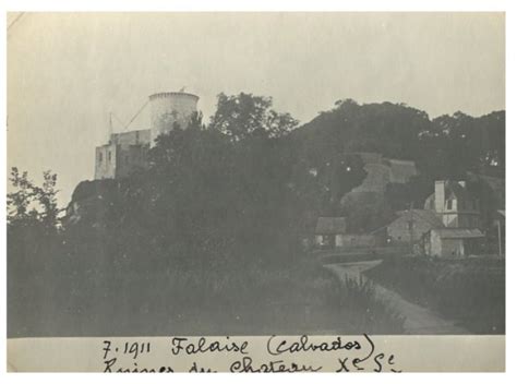 France Falaise Calvados Ruines Du Ch Teau De Falaise Von