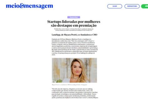 Startups lideradas por mulheres são destaque em premiação Meio Mensagem