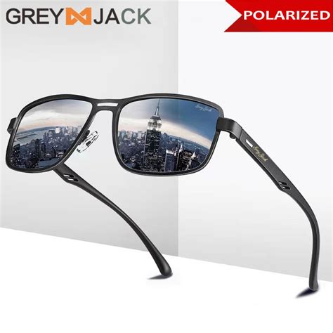 Jual Grey Jack Kacamata Hitam Anti Silau Sunglasses Polarized Tr90