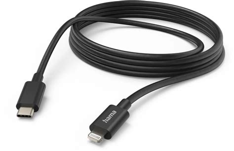 Hama Ladekabel Usb C Lightning 3m Schwarz 00201599 Ab 1914 € Preisvergleich Bei Idealode