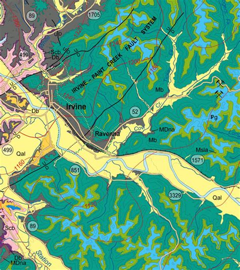 New Eastern Kentucky Geologic Map Released By KGS