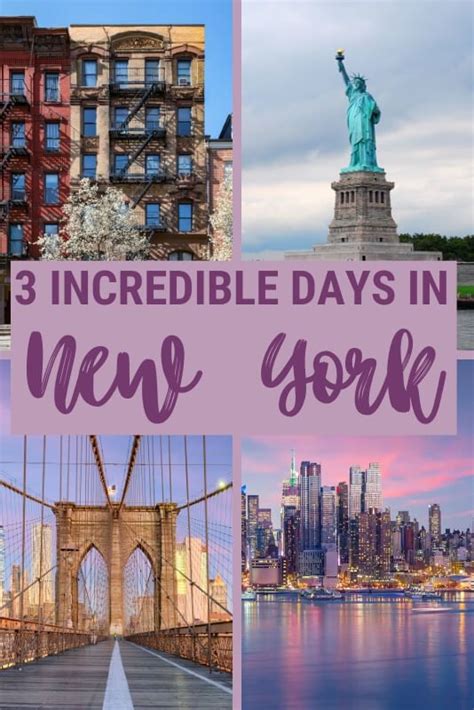 A Fabulous Itinerary For 3 Days In New York New York Travel New York