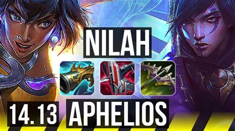 Nilah And Lulu Vs Aphelios And Soraka Adc Quadra 1424 Godlike Vn