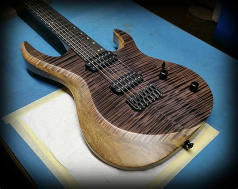 Kiesel Guitars Carvin Guitars A7 Aries Deep Black Over Flamed Maple Top On Black Limba Body In