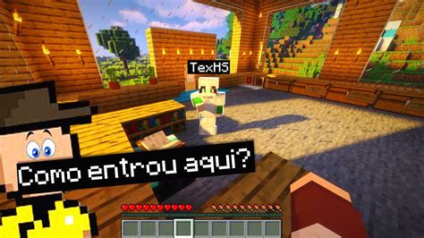 Entrei No Minecraft Zero Mortes Do Texhs E Vi Ele Gravando Youtube