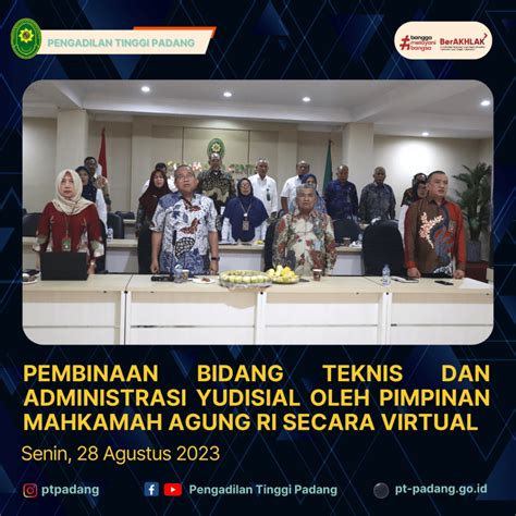 Pembinaan Bidang Teknis Dan Administrasi Yudisial Oleh Pimpinan