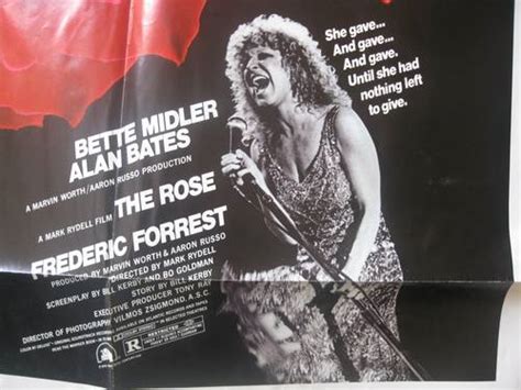 The Rose Original Movie Poster Bette Midler 1979 – RonSusser.com