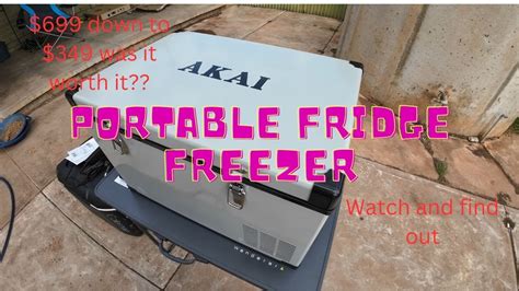 Akai 45l Portable Fridge Freezer Akai Portablefridge Camping Youtube