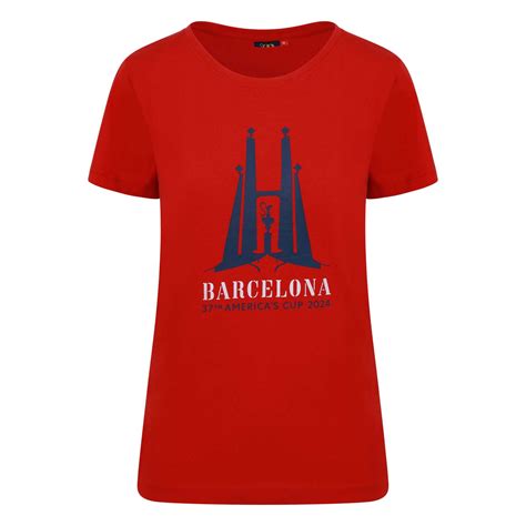 37th Americas Cup Womens Sagrada Sails T Shirt 37th Americas Cup Store