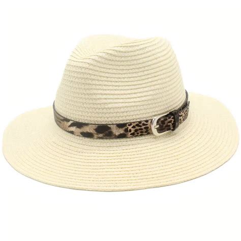 Chapeau De Paille L Opard Pour Femme La Boutique Boh Me