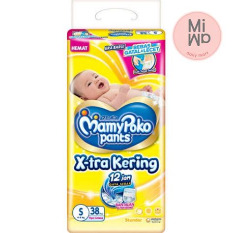 Jual Mamypoko Pants Standard Xtra Kering S38 M32 Shopee Indonesia