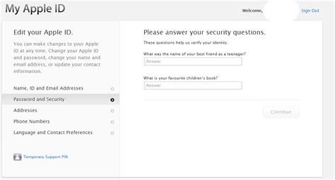 How Do I Resetchange My Security Questions On My Apple Id Ask Different