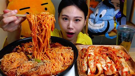 낙지볶음 소면사리 먹방 Mukbang Youtube