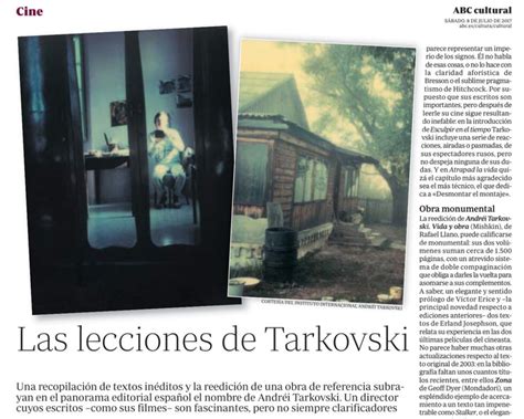 Andréi Tarkovski Vida Y Obra Rafael Llano Mishkin Ediciones