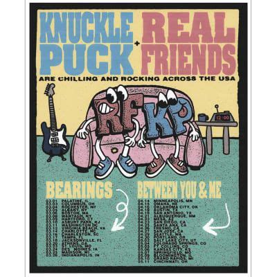 Knuckle Puck Real Friends Bearings Between You Me U S Tour