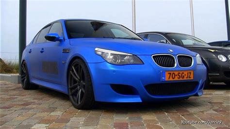 2x BMW M5 V10 Loud Sounds W Eisenmann Exhaust 1080p HD YouTube