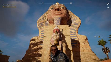 Assassin S Creed Origins Great Sphinx Hidden Entrance Youtube