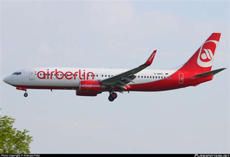 D ABKK Air Berlin Boeing 737 86J WL Photo By Andreas Fietz ID 275263