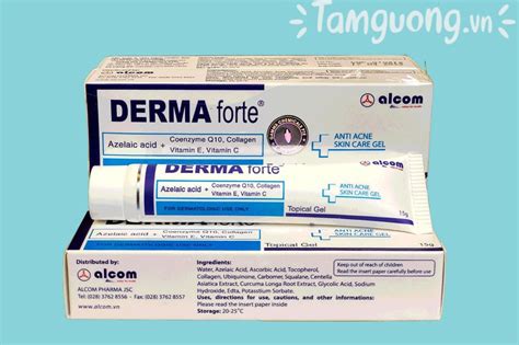 [Review] Kem trị mụn Derma Forte 15g trị mụn thâm có tốt không?