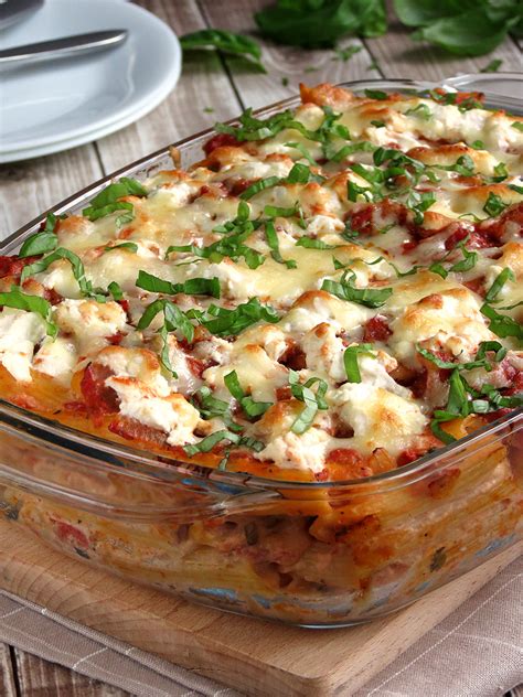 Baked Ziti With Ricotta - Yummy Addiction